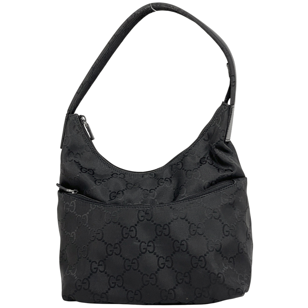 Gucci GG Hobo Handbag Shoulder Bag Black